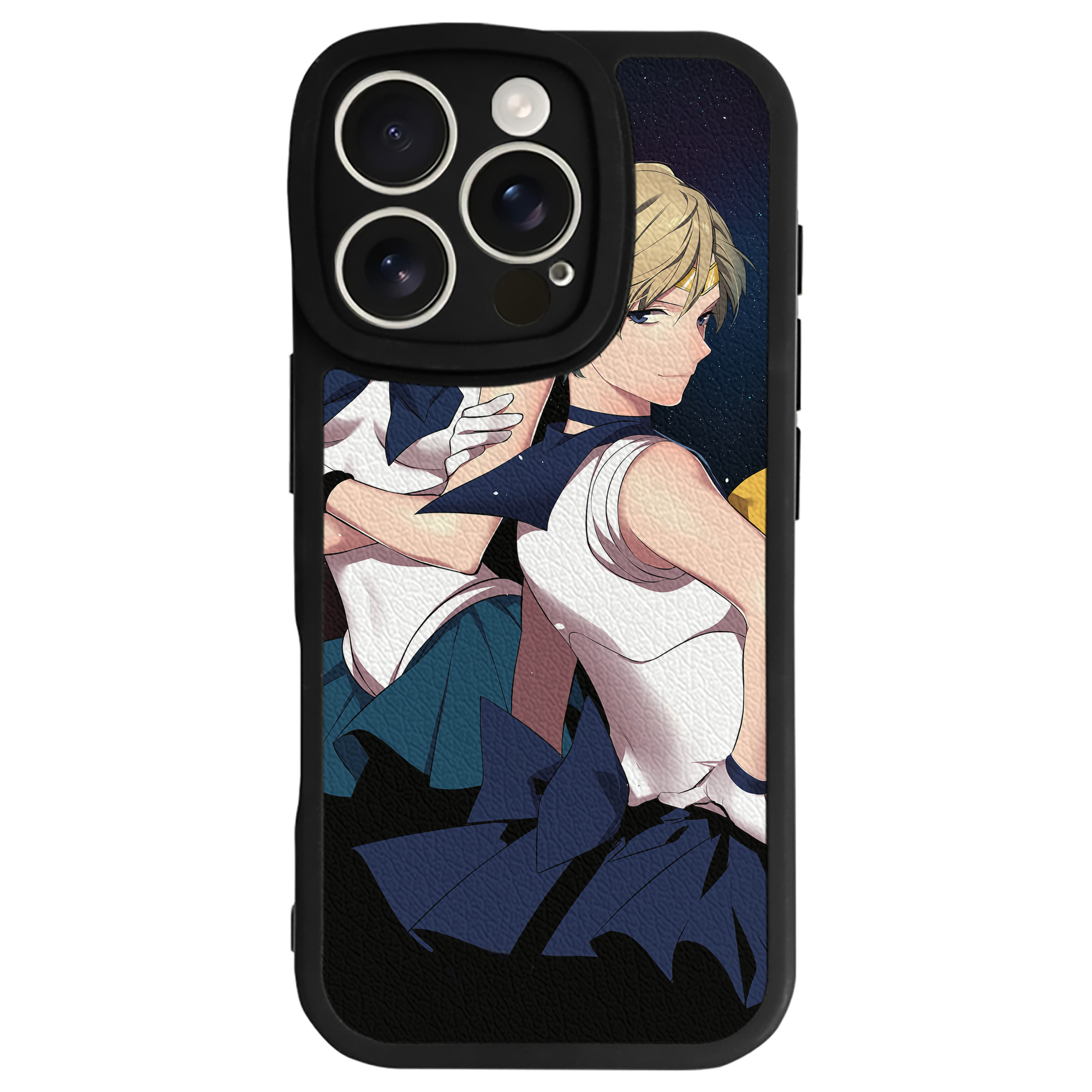 （画像用） 美少女戦士セーラームーン Sailor Moon 【iPhone 16シリーズ対応】シリコンスマホケース（レザー調） 材質：シリコン